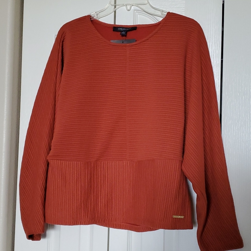 Burnt orange ribbed sweater - Picture 2 of 5